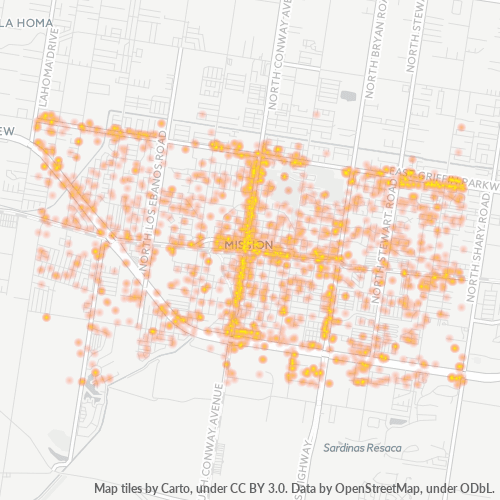 78572 Business Density Heatmap