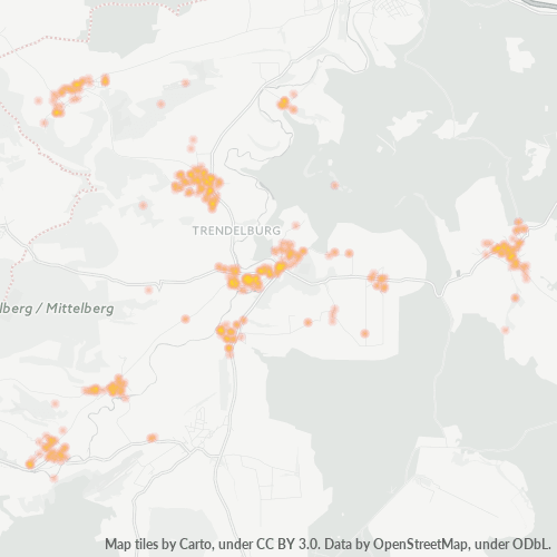 Heatmap für plz 34388