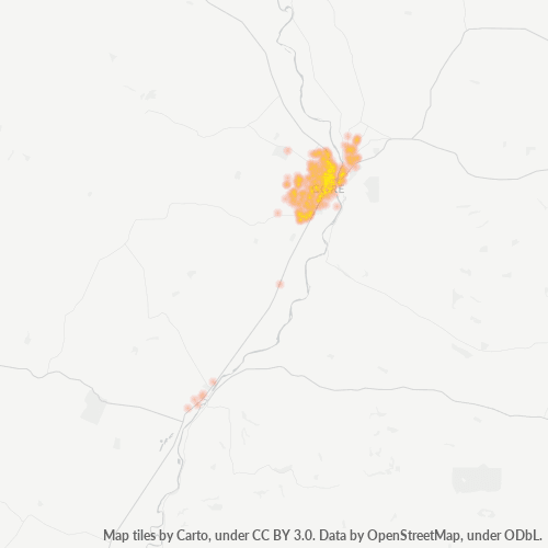 9710 Business Density Heatmap