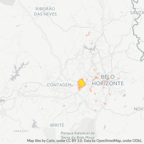 30530-000 Heatmap de Densidade da Empresa