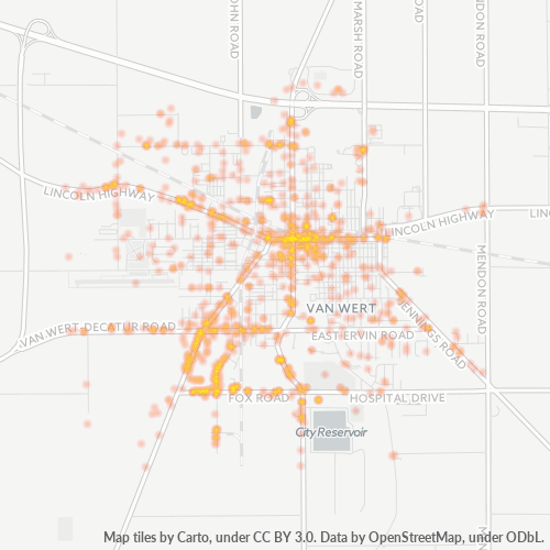 45891 Business Density Heatmap