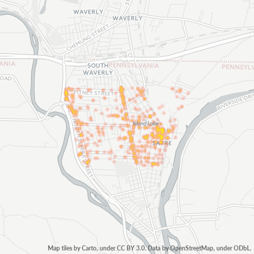 18840 Business Density Heatmap