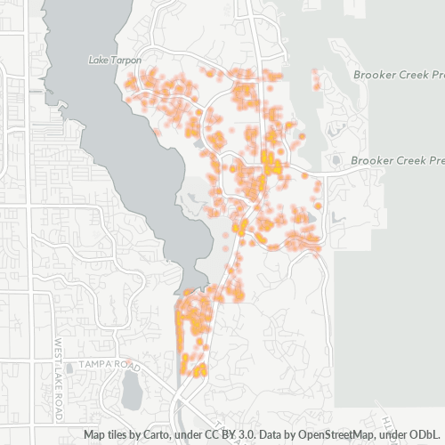 34685 Business Density Heatmap
