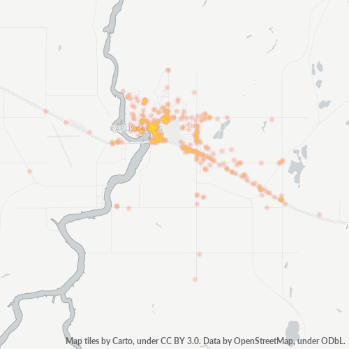 P5N Business Density Heatmap