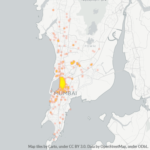 400016 Business Density Heatmap