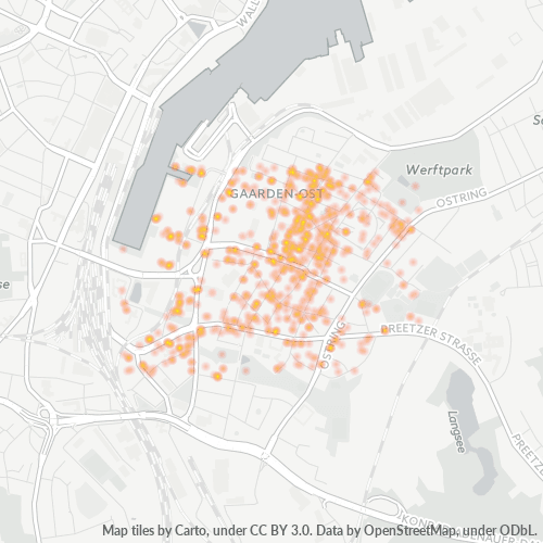 24143 Standortdichte-Heatmap