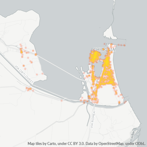 Mappa di calore per cap 30015