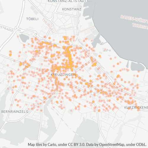 8280 Thermocarte de densité d'activité