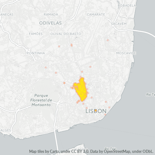 1050 Heatmap de Densidade da Empresa