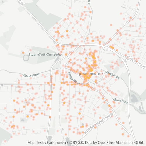 49610 Standortdichte-Heatmap