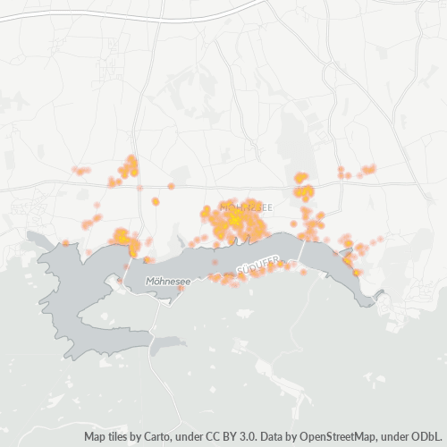 Heatmap für plz 59519