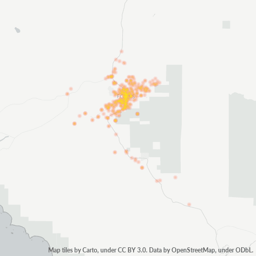 98331 Business Density Heatmap