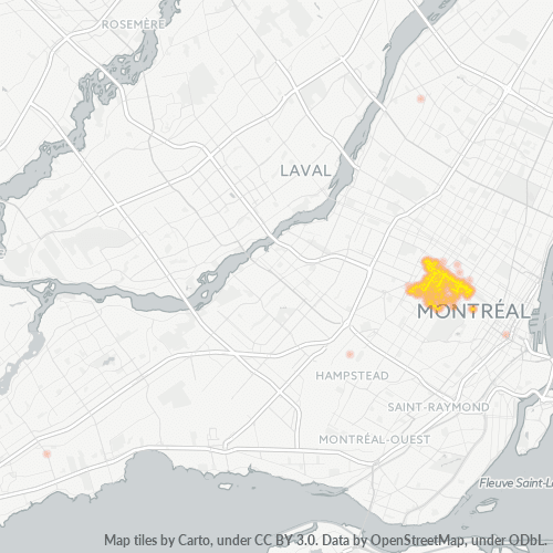 H2V Business Density Heatmap