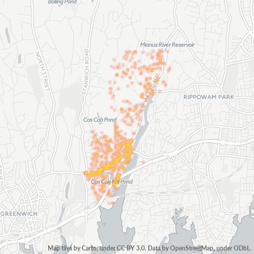 06807 Business Density Heatmap