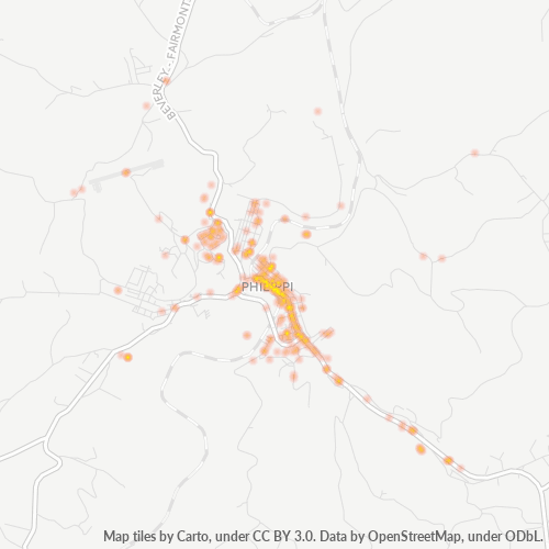 26416 Business Density Heatmap