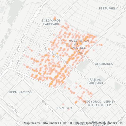 1147 Vállalati sűrűségi térkép