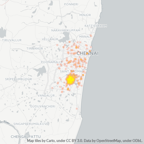 600091 Business Density Heatmap