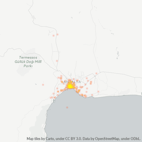 07050 Şirket Yoğunluğu Isı Haritası