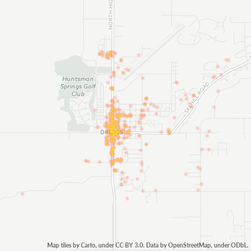 83422 Business Density Heatmap