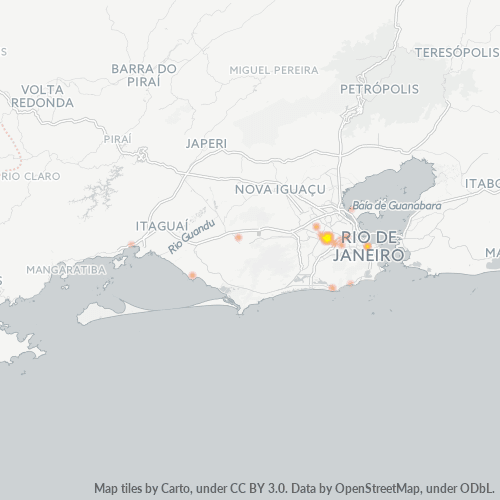 21380-000 Mapa de calor de densidad empresarial