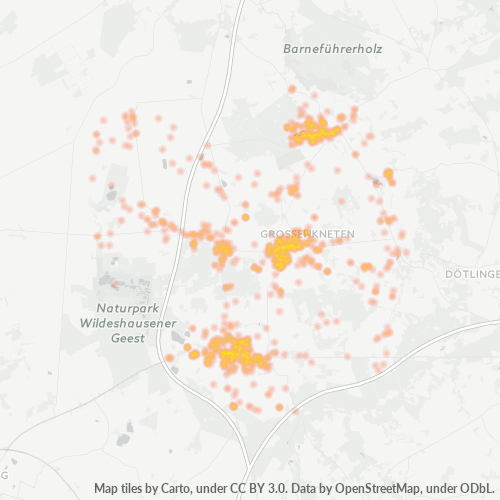 Heatmap für plz 26197