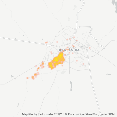 38412-000 Mapa de calor de densidad empresarial