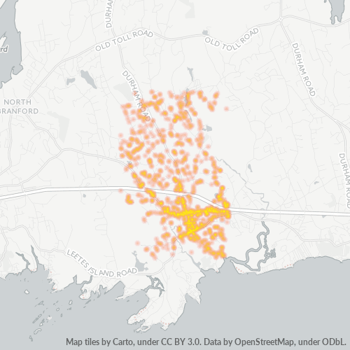 06437 Business Density Heatmap