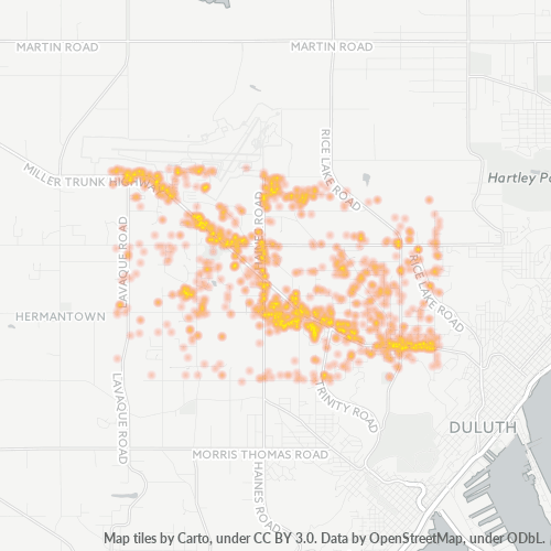 55811 Business Density Heatmap