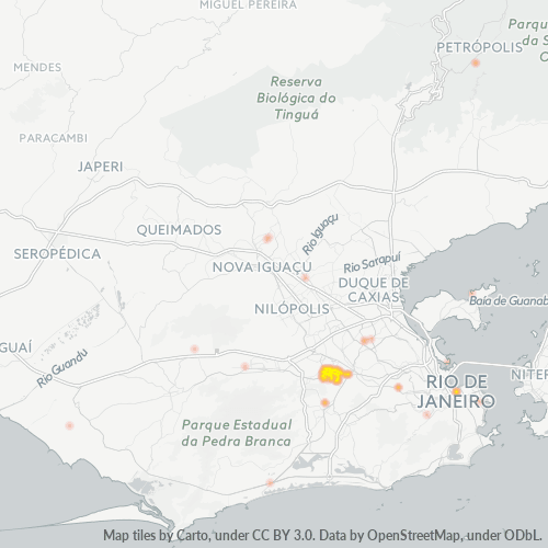 21330-000 Mapa de calor de densidad empresarial