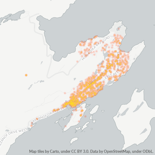 99615 Business Density Heatmap