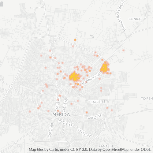 97139 Mapa de calor de densidad empresarial