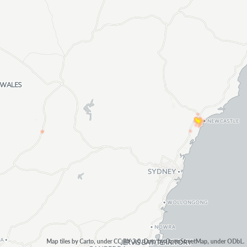 2285 Business Density Heatmap