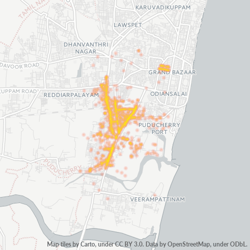 605004 Business Density Heatmap