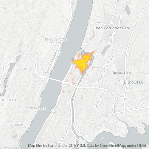 10034 Business Density Heatmap