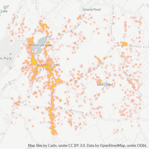 12590 Business Density Heatmap