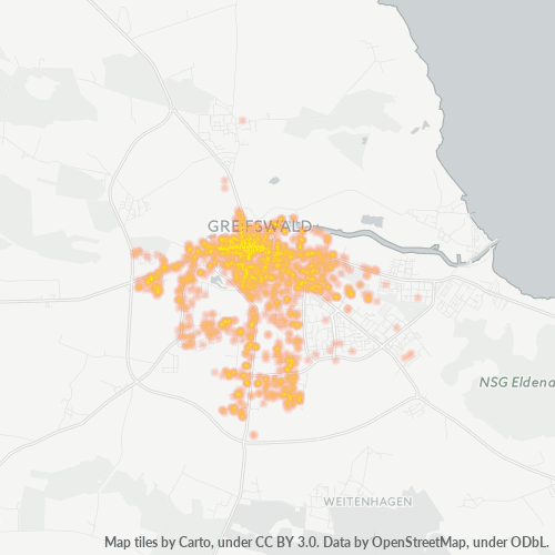 Heatmap für plz 17489