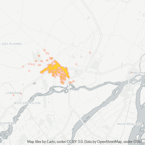 J6X Business Density Heatmap