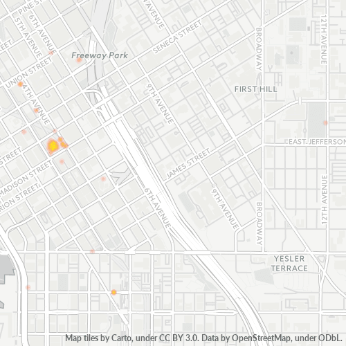 98154 Business Density Heatmap