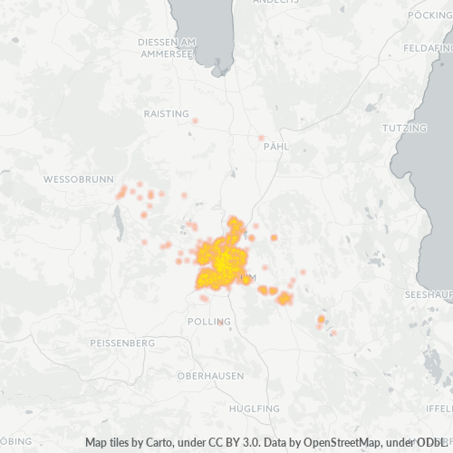 82362 Standortdichte-Heatmap