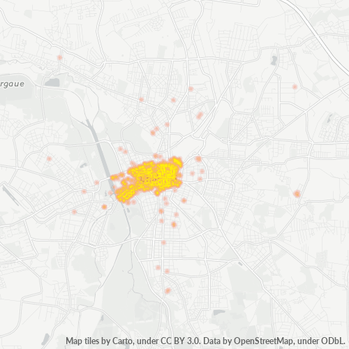 Heatmap für plz 04109