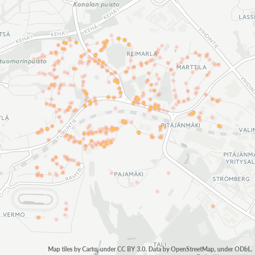 00370 Yritystiheys lämpökarttana