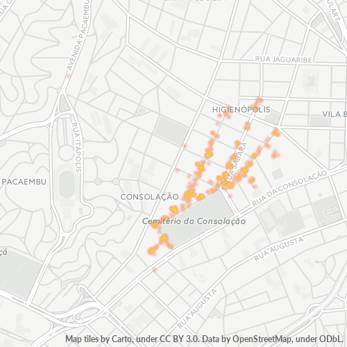 01239-000 Heatmap de Densidade da Empresa