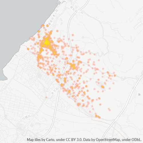 358 商業密度熱圖