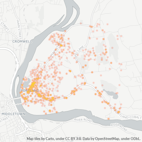 06480 Business Density Heatmap