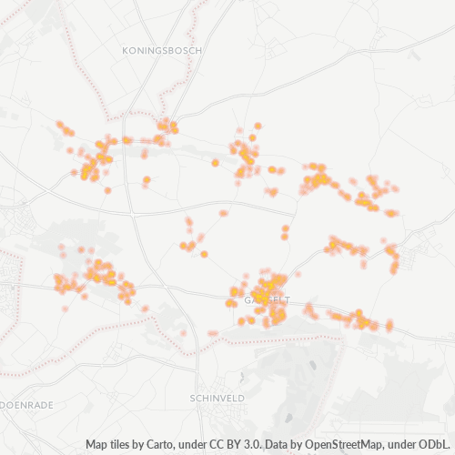 Heatmap für plz 52538