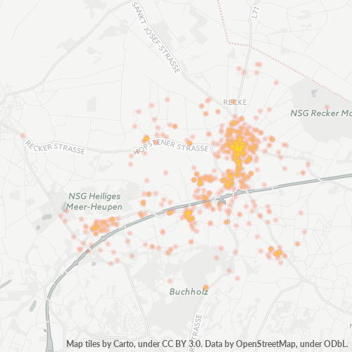 49509 Standortdichte-Heatmap