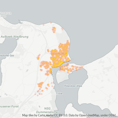 23570 Standortdichte-Heatmap