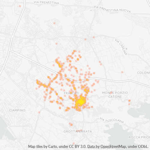 00044 Mappa di concentrazione per la densità di aziende