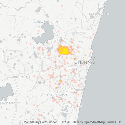 600082 Business Density Heatmap
