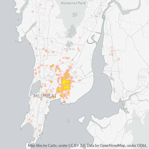 400074 Business Density Heatmap